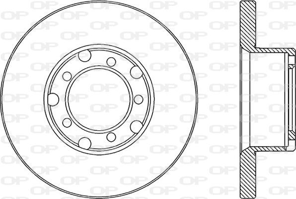 OPEN PARTS Bremžu diski BDA1783.10